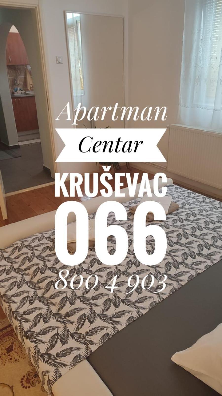 Apartman Centar Kruševac Esterno foto