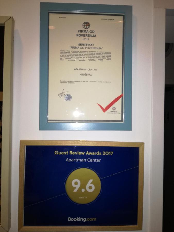 Apartman Centar Kruševac Esterno foto